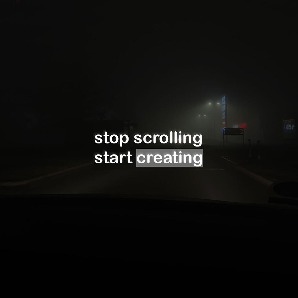 Stop Scrolling. Start Creating. Social media is Killing your brain, so stop scrolling start creating HD wallpaper